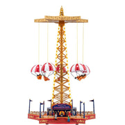 Carillon Villaggio Natale Ruota Paracadute 45cm