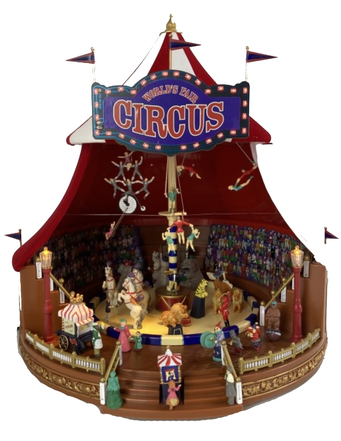 Carillon Villaggio Di Natale Tendone Circo Della Fiera Animato E Musicale