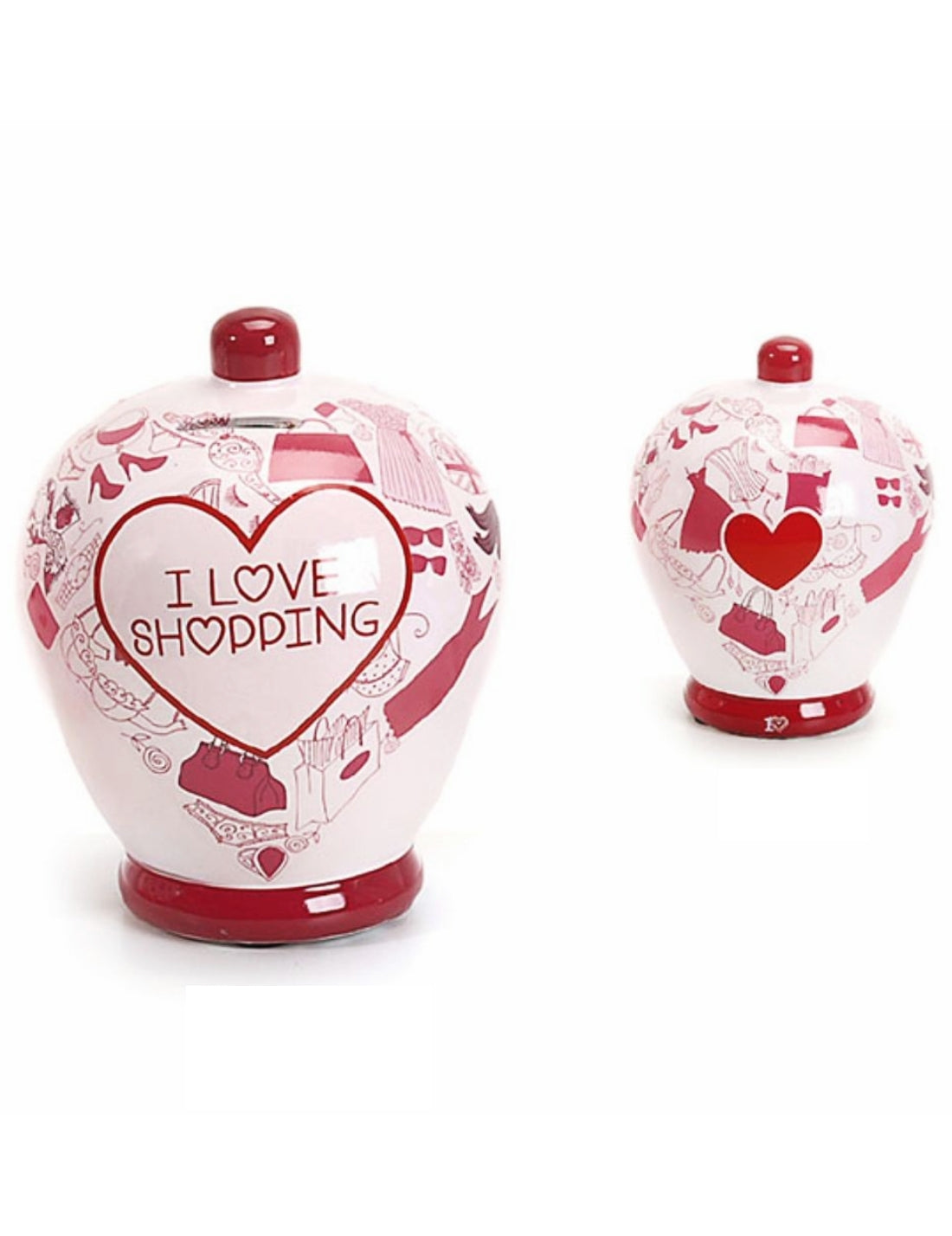 Salvadanaio In Ceramica I Love Shopping