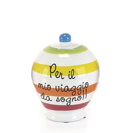 Salvadanaio In Ceramica Per Il Mio Viaggio Da Sogno