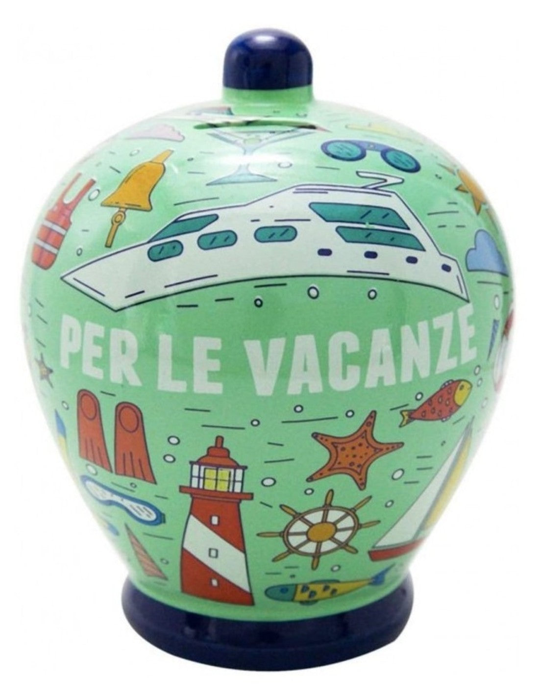 Salvadanaio In Ceramica Per Le Vacanze