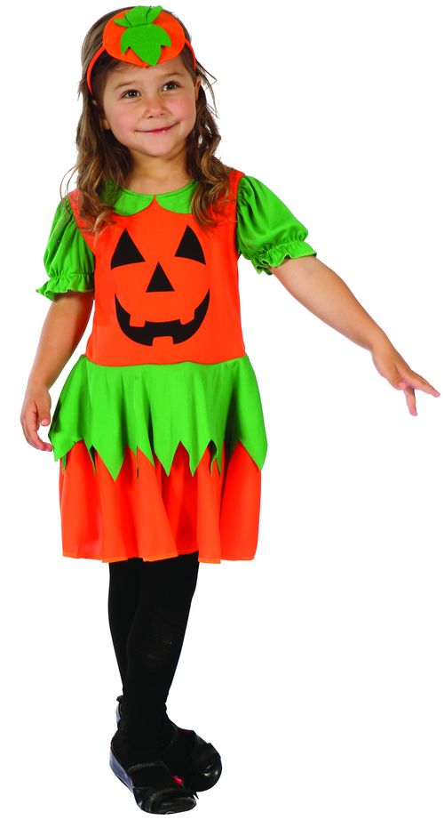 Costume Halloween Bambina Zucca