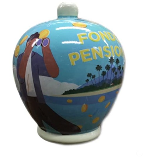 Salvadanaio In Ceramica Isola