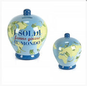 Salvadanaio In Ceramica I Soldi Fanno Girare Il Mondo