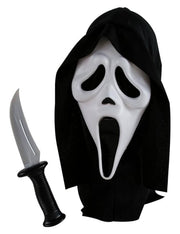 Maschera Di Halloween Scream Con Coltello