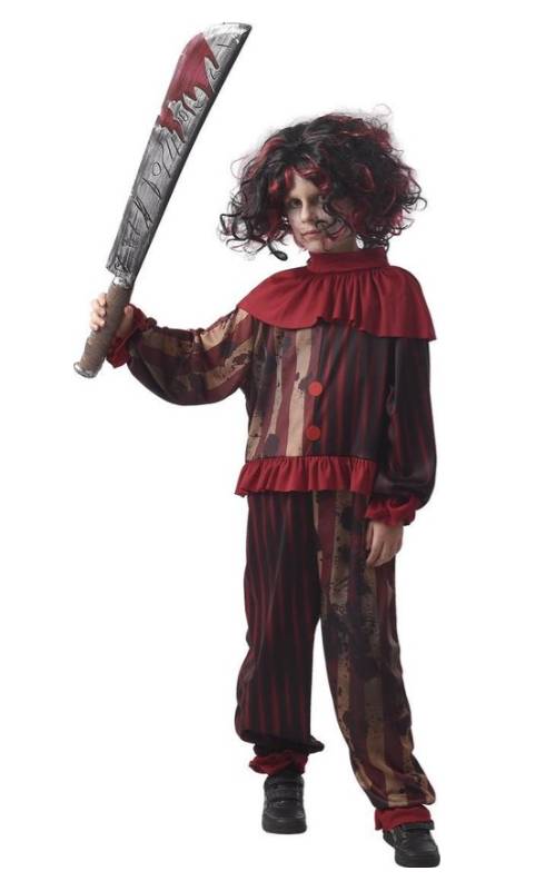 Costume Halloween Clown Diabolico Bambino