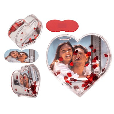 Portafoto San Valentino Cuore Trasparente Ad Acqua