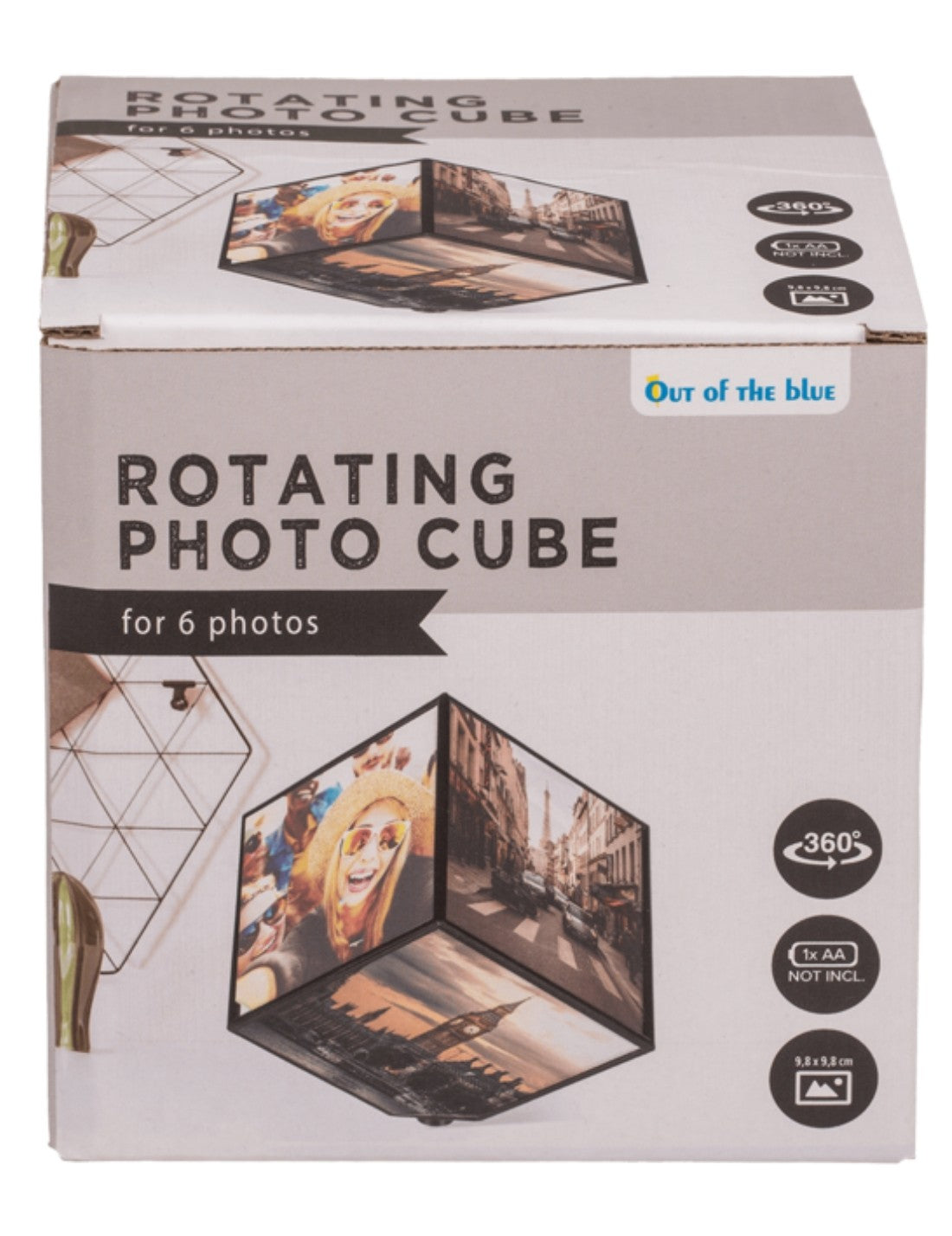Cubo Portafoto Rotante 11cm