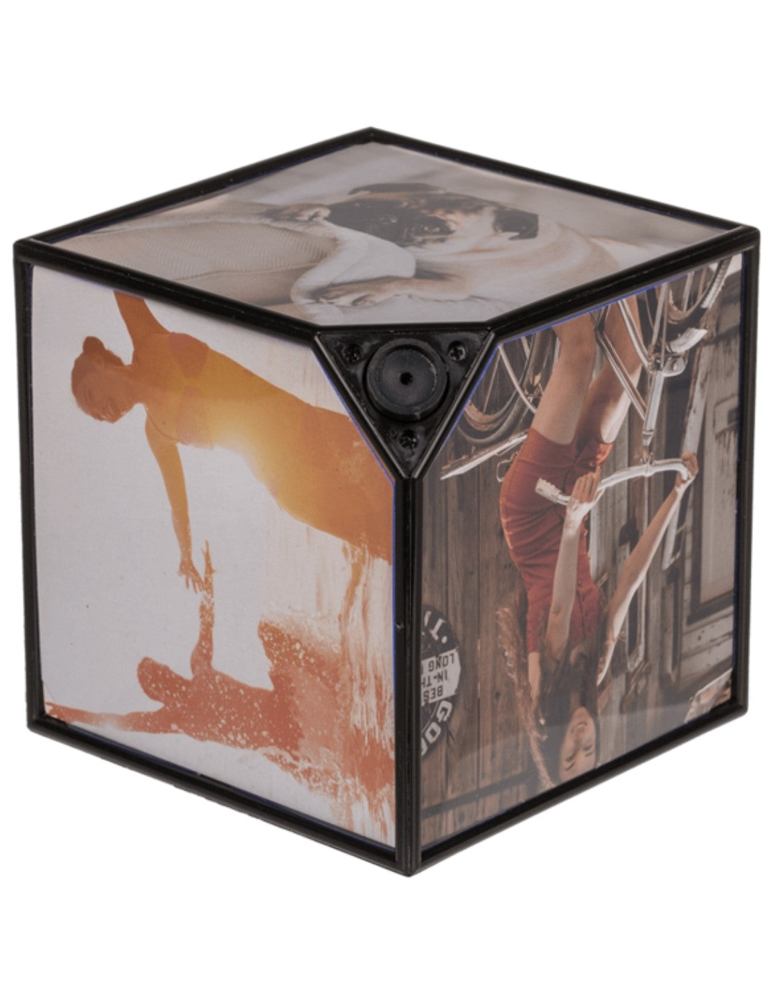 Cubo Portafoto Rotante 11cm