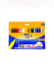 Set 24 Pastelli Bic Kids Plastidecor