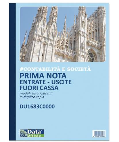 Blocco Prima Nota Cassa Entrate Uscite Fuori Cassa A 2 Copie A4