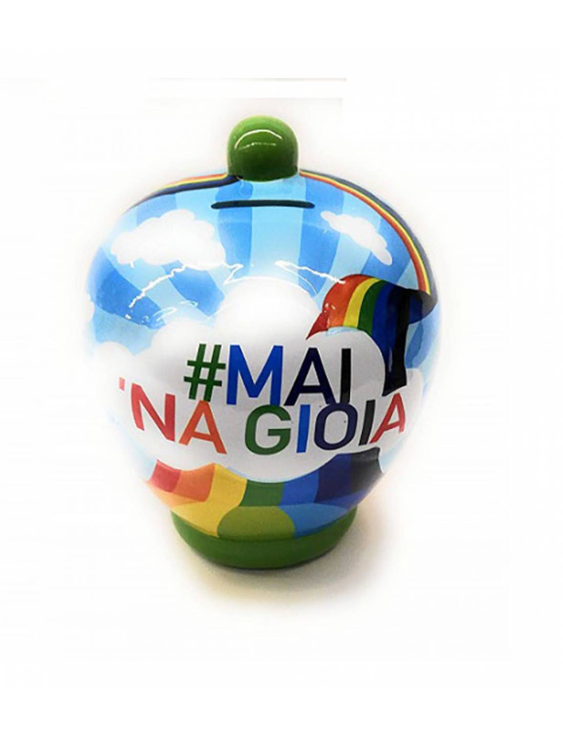 Salvadanaio In Ceramica Mai 'Na Gioia