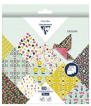 Carta Per Origami 60 Fogli 3 Misure Fantasie Floreali
