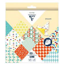 Carta Per Origami 60 Fogli 3 Misure Fantasie Geometriche