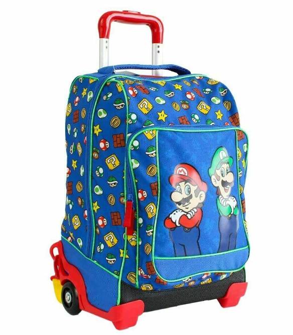 Zaino Trolley Super Mario E Luigi