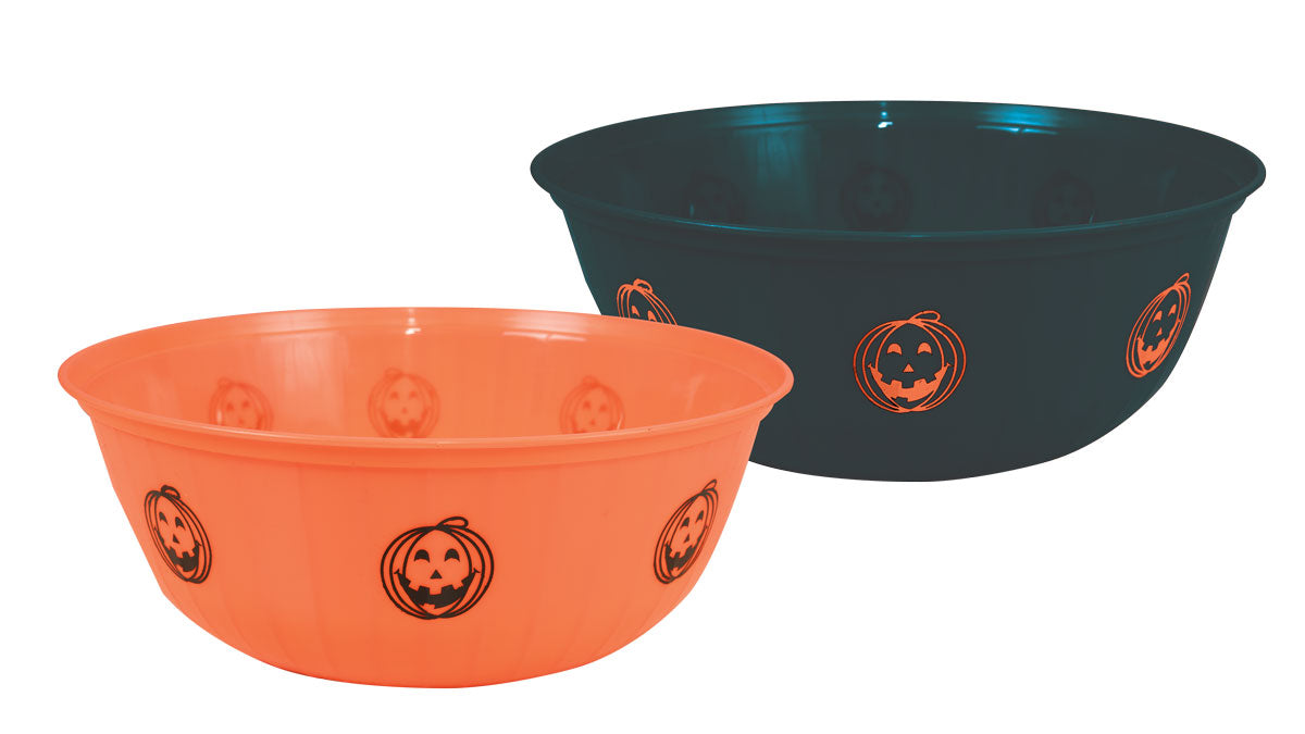 Ciotola In Plastica Ø27cm Colori Assortiti Ornamenti Halloween