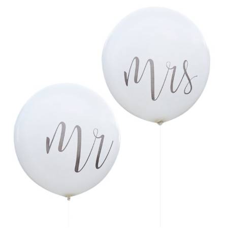 Palloncino Latex "Mr" e "Mrs" 36" 91cm