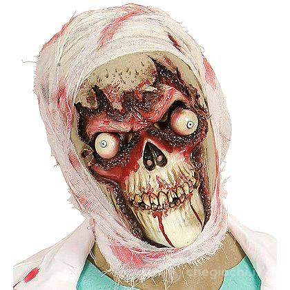 Mezzo Viso Teschio Zombie Maschera Halloween