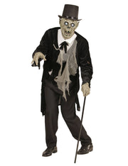 Maschera Di Halloween Testa Completa Sposo Zombie