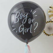 Palloncino Balloon Baby Shower Nero 36" 91cm