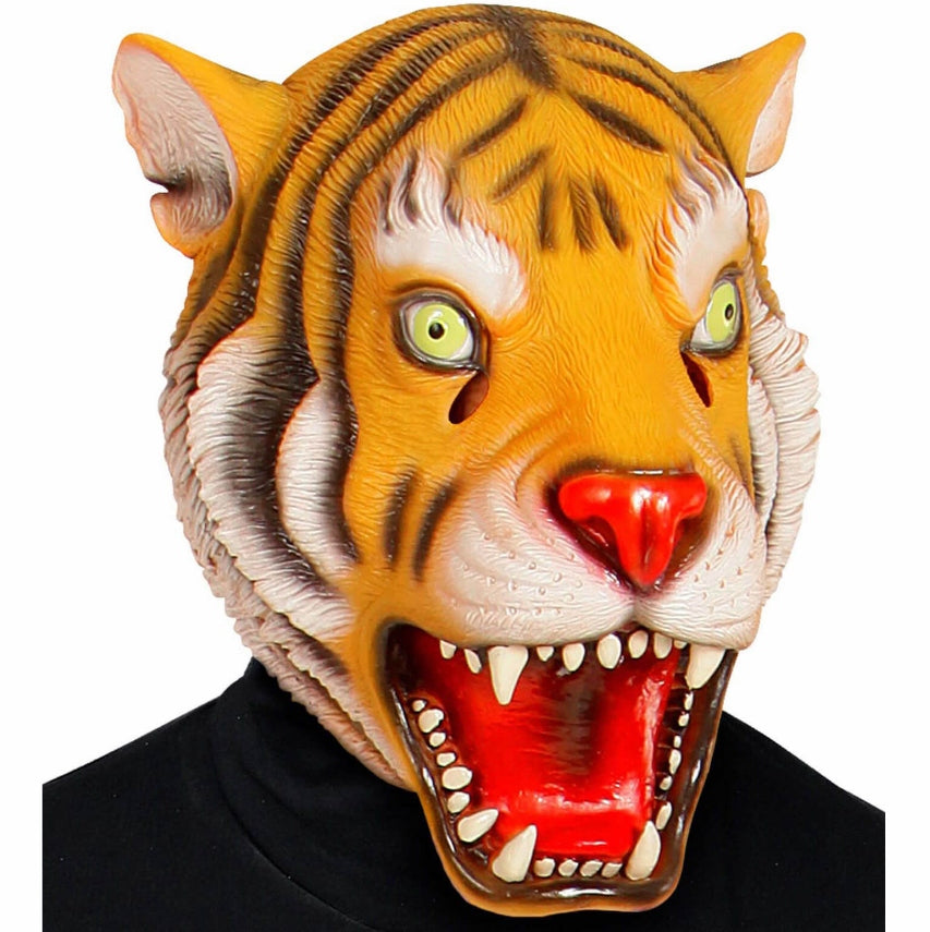 Maschera In Lattice Testa Completa Tigre Halloween E Carnevale