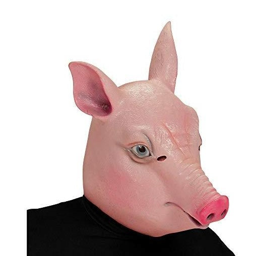 Maschera In Lattice Testa Completa Maiale Halloween E Carnevale