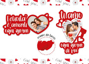 Cornice Forma Cuore Con Frasi Romantiche Idea Regalo San Valentino Prodotto Assortito