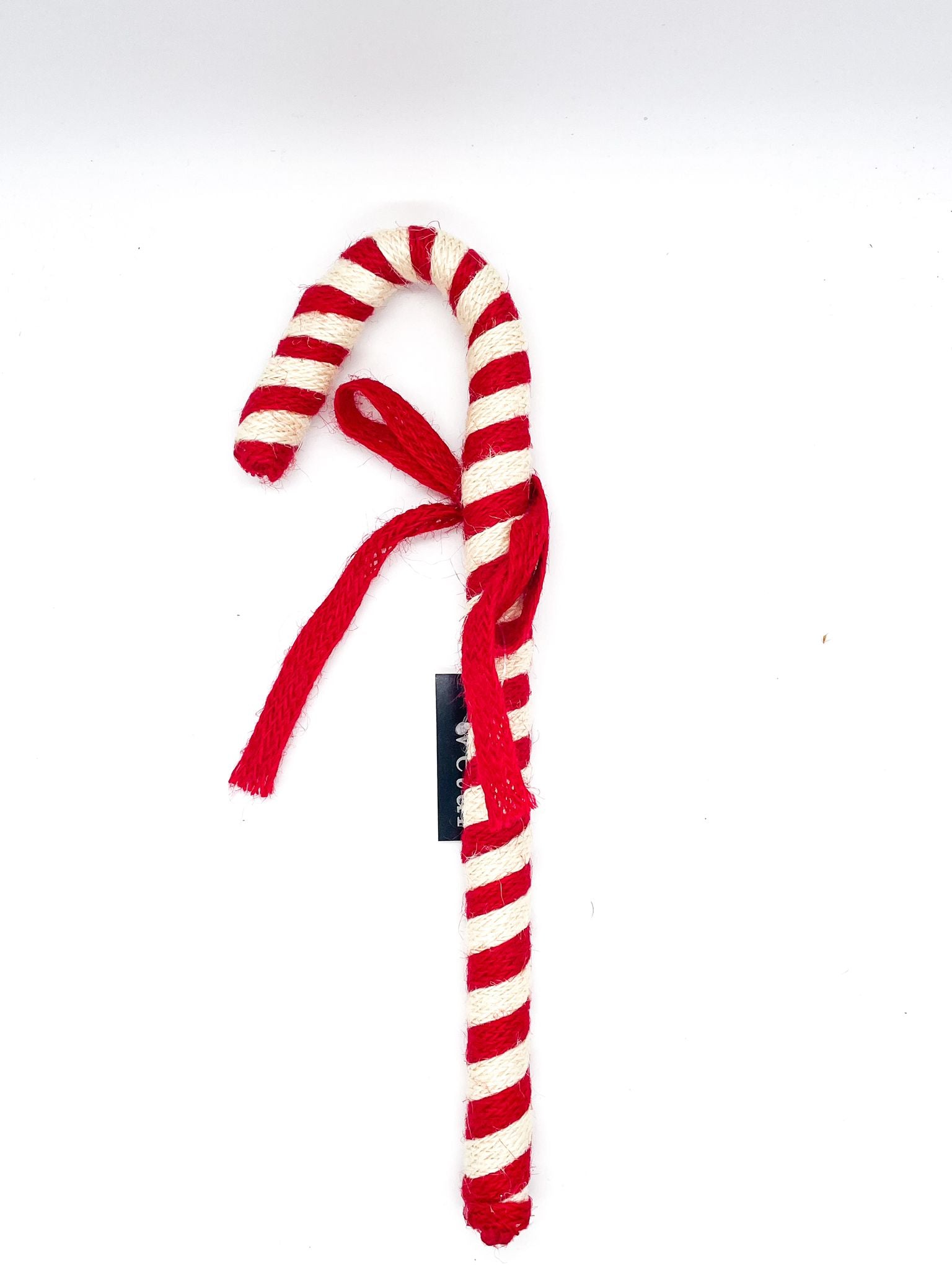 Addobbo Albero Natale in Feltro Bastoncino Caramella Candystick 28cm