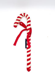 Addobbo Albero Natale in Feltro Bastoncino Caramella Candystick 28cm