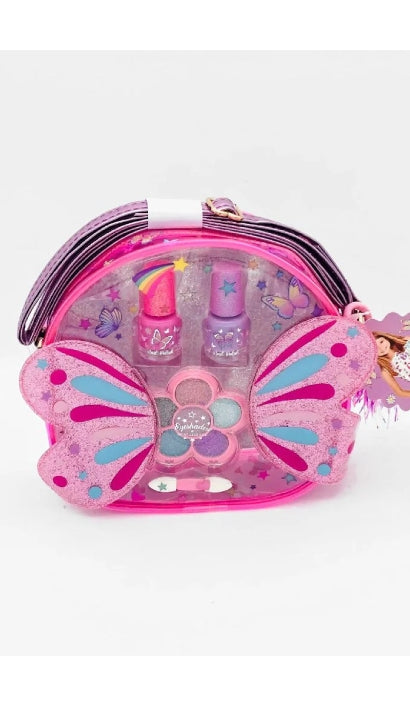 Kit MakeUp Pochette Smalto E Ombretti Glitter