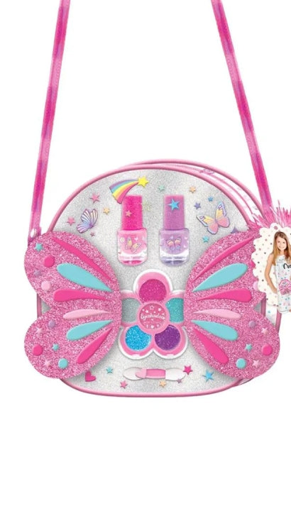 Kit MakeUp Pochette Smalto E Ombretti Glitter