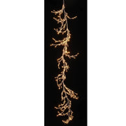 Addobbo Natale Ramo 250cm Con Luci Led Calde
