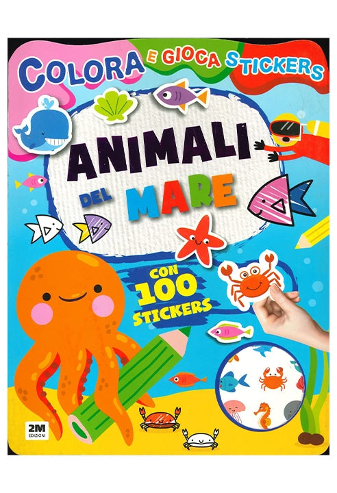 Album Da Colorare Animali Del Mare