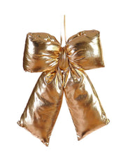 Addobbo Albero Di Natale Fiocco Oro 48cm