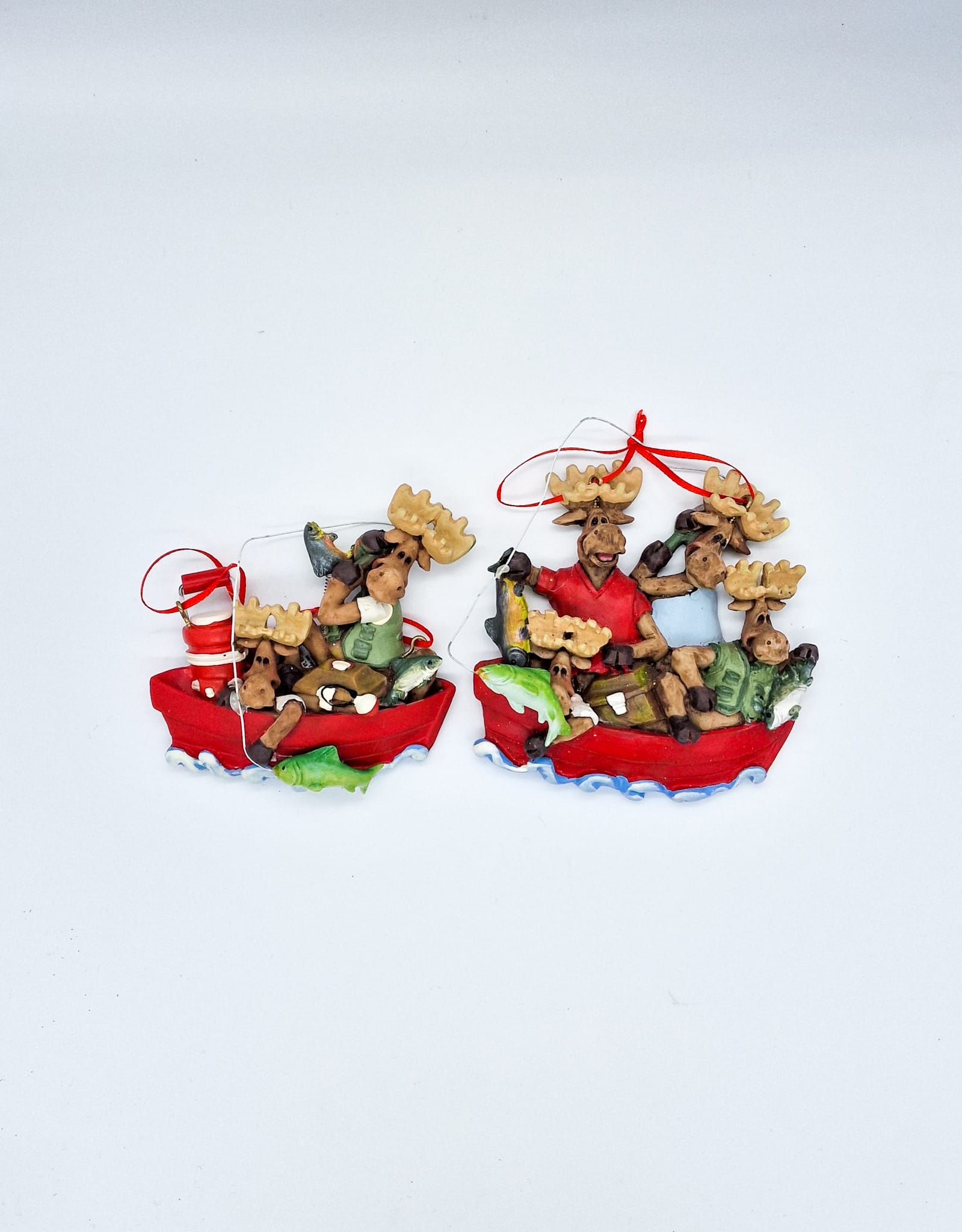 Addobbo Albero Di Natale Alce In Barca