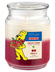 Candela Profumata In Vetro Haribo 510gr - Creamy Cherry