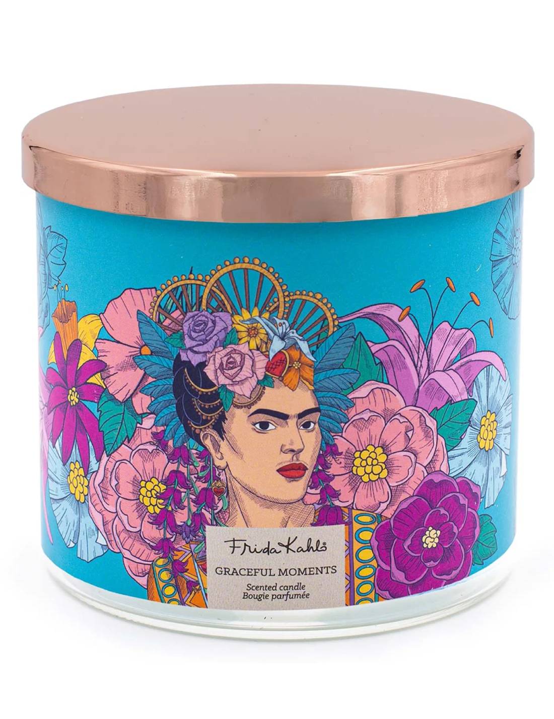 Candela Profumata In Vetro Frida Kahlo 400gr - Graceful Moments