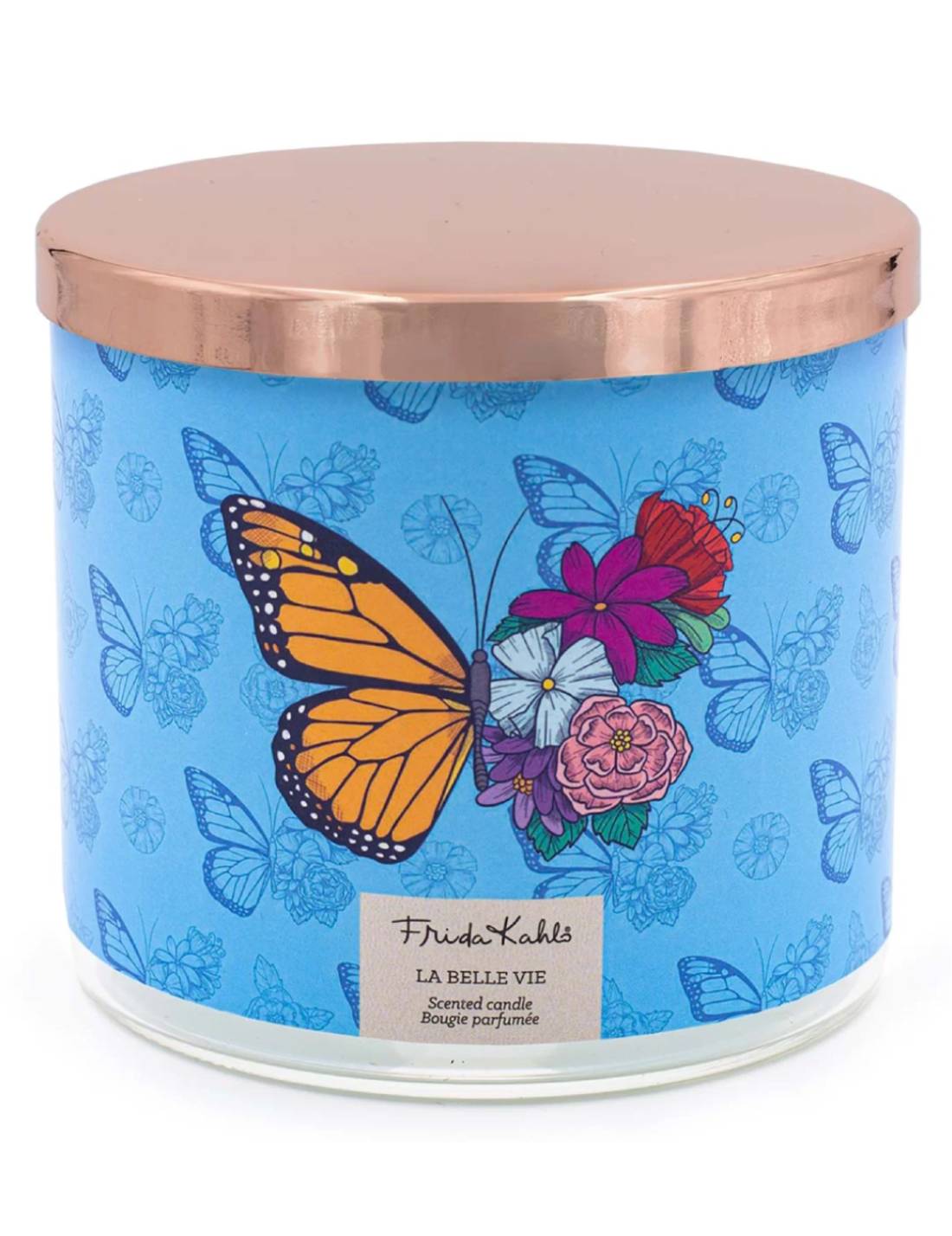 Candela Profumata In Vetro Frida Kahlo 400gr - La Belle Vie