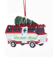 Addobbo Albero Natale Roulotte Babbo Natale Holiday Road