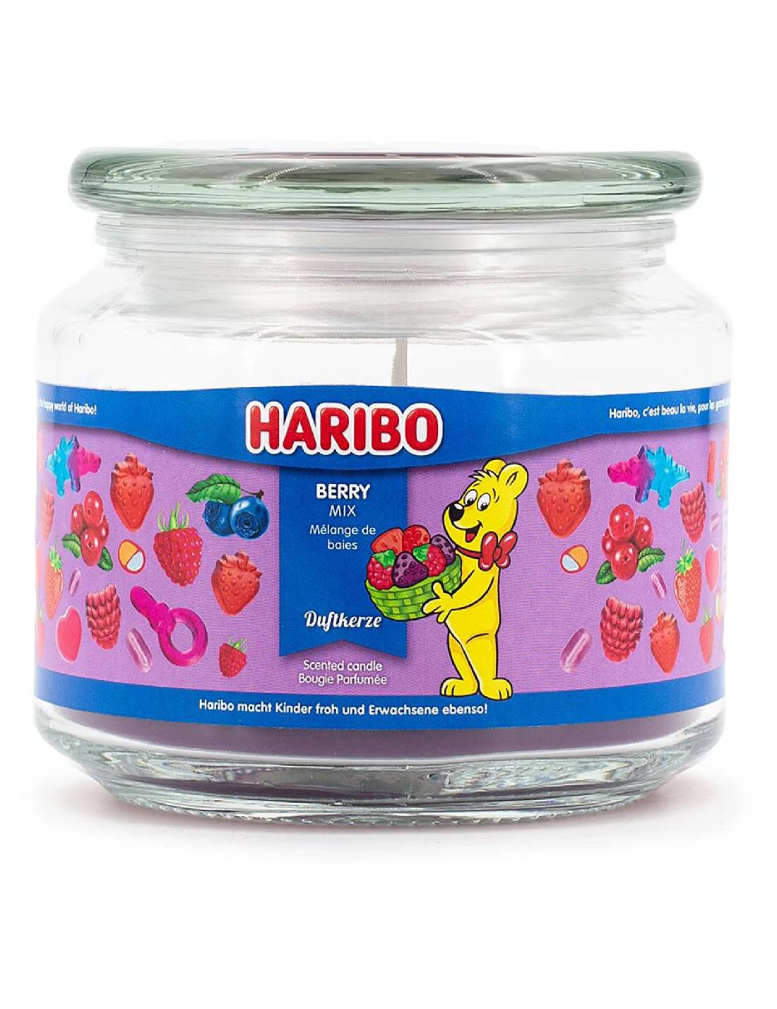 Candela Profumata In Vetro Haribo 300gr - Berry Mix