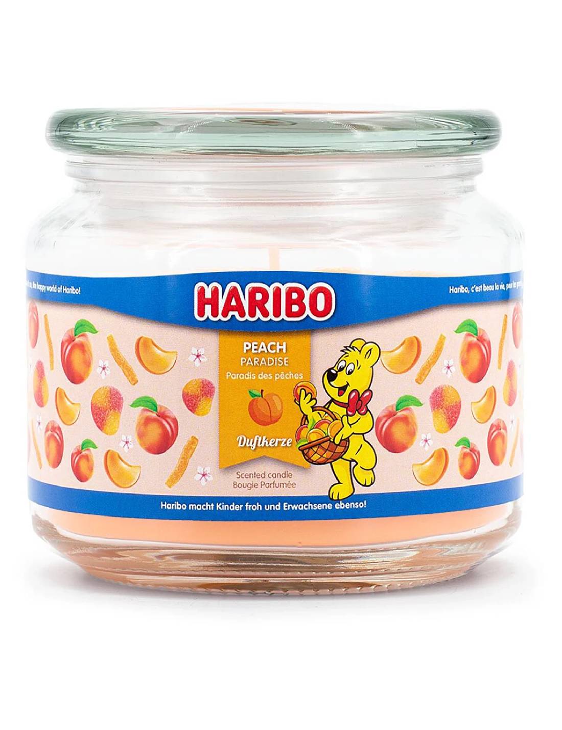 Candela Profumata In Vetro Haribo 300gr - Peach Paradise
