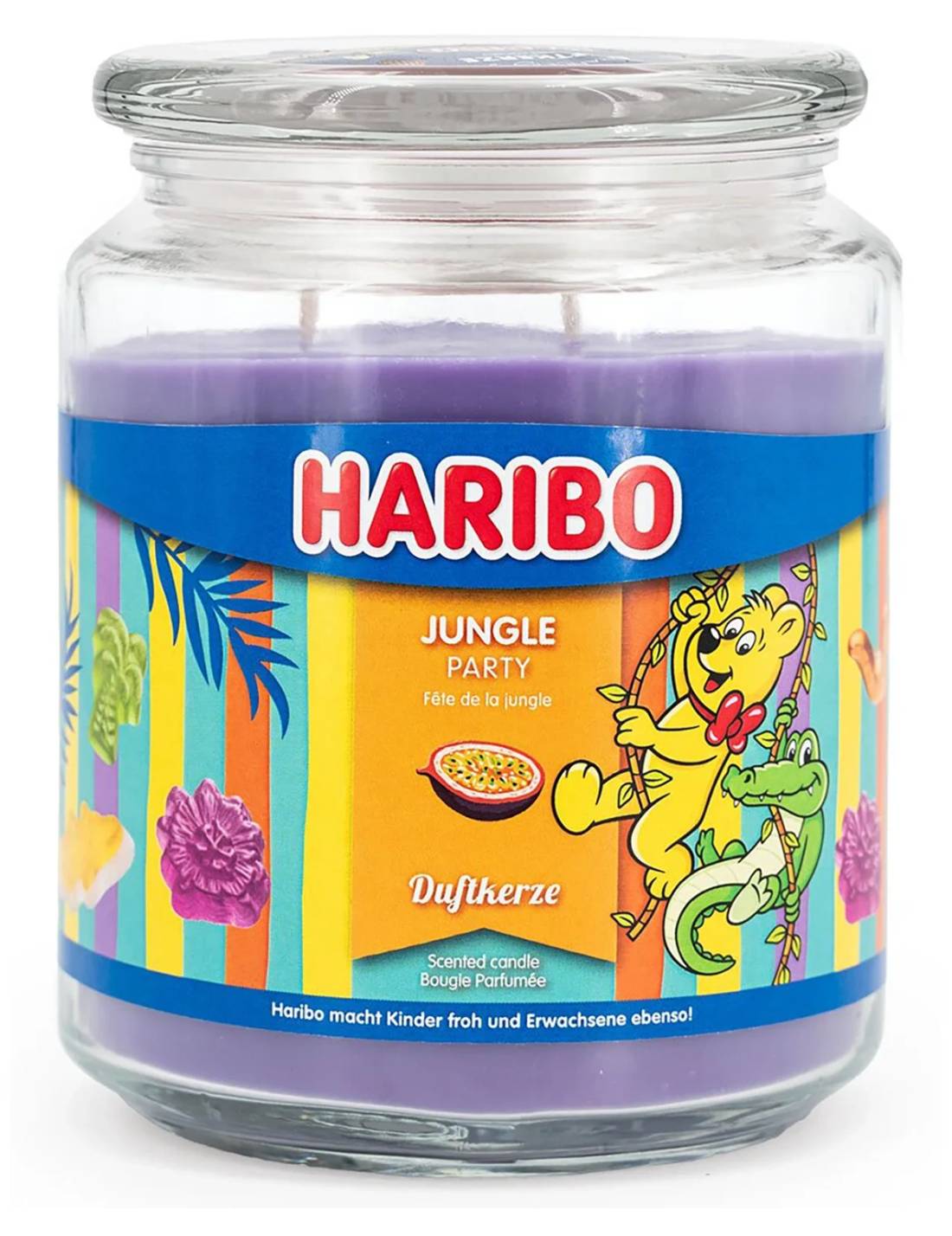 Candela Profumata In Vetro Haribo 510gr - Jungle Party