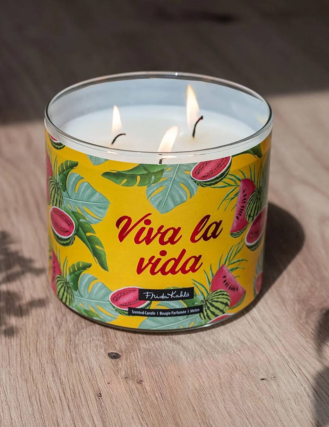 Candela Profumata In Vetro Frida Kahlo 400gr - Viva La Vida