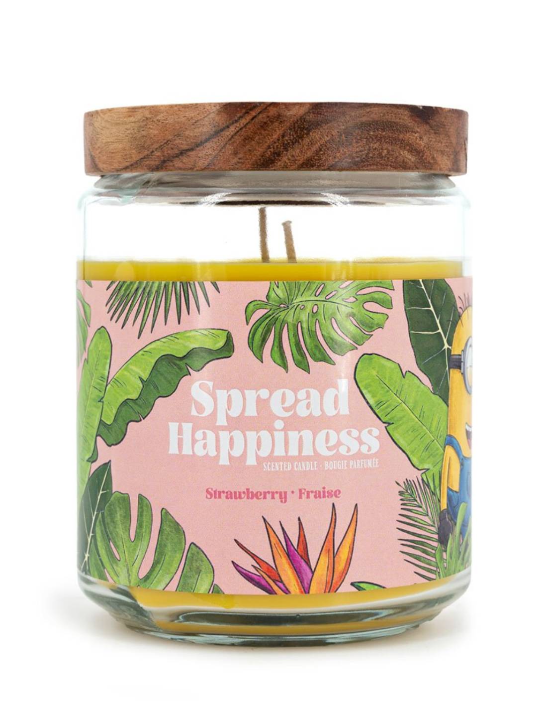 Candela Profumata In Vetro Minions 510gr - Spread Happiness