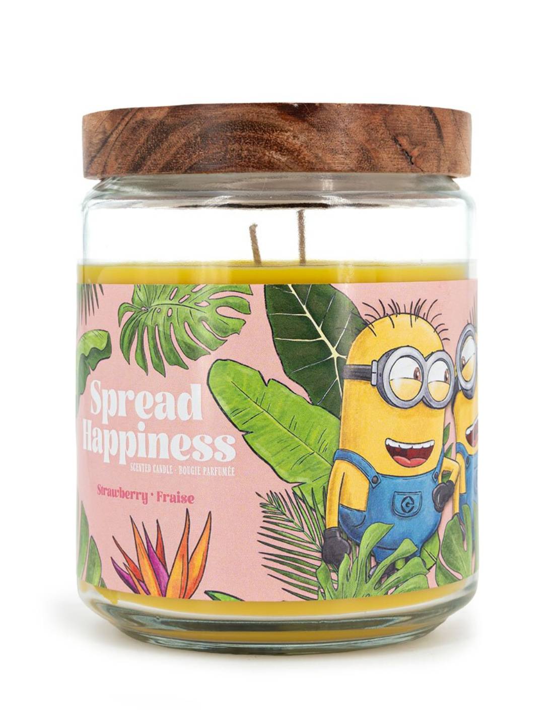 Candela Profumata In Vetro Minions 510gr - Spread Happiness