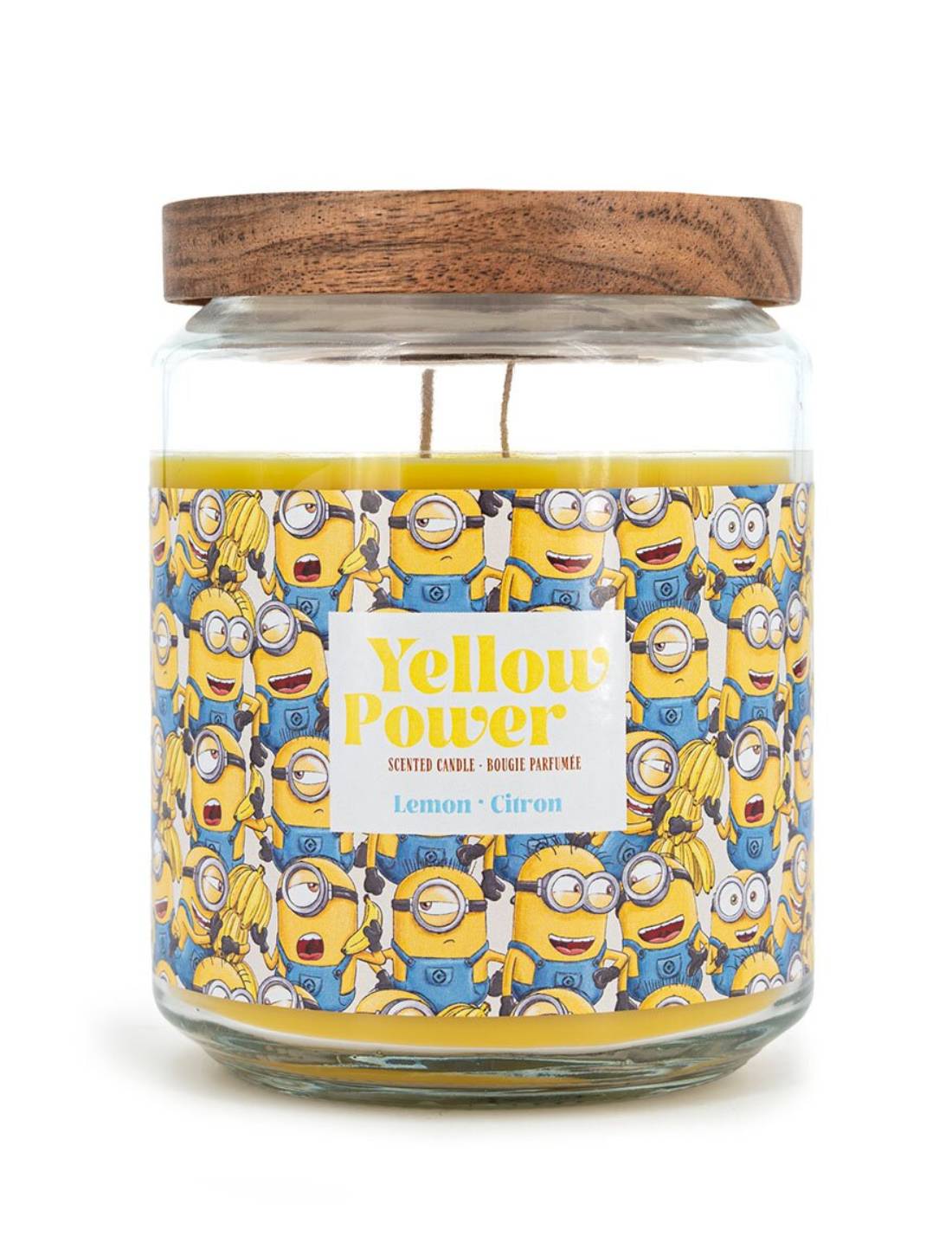 Candela Profumata In Vetro Minions 510gr - Yellow Power