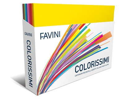 Cartoncini 200g 20 Colori Prisma Colorissimi 35x50cm