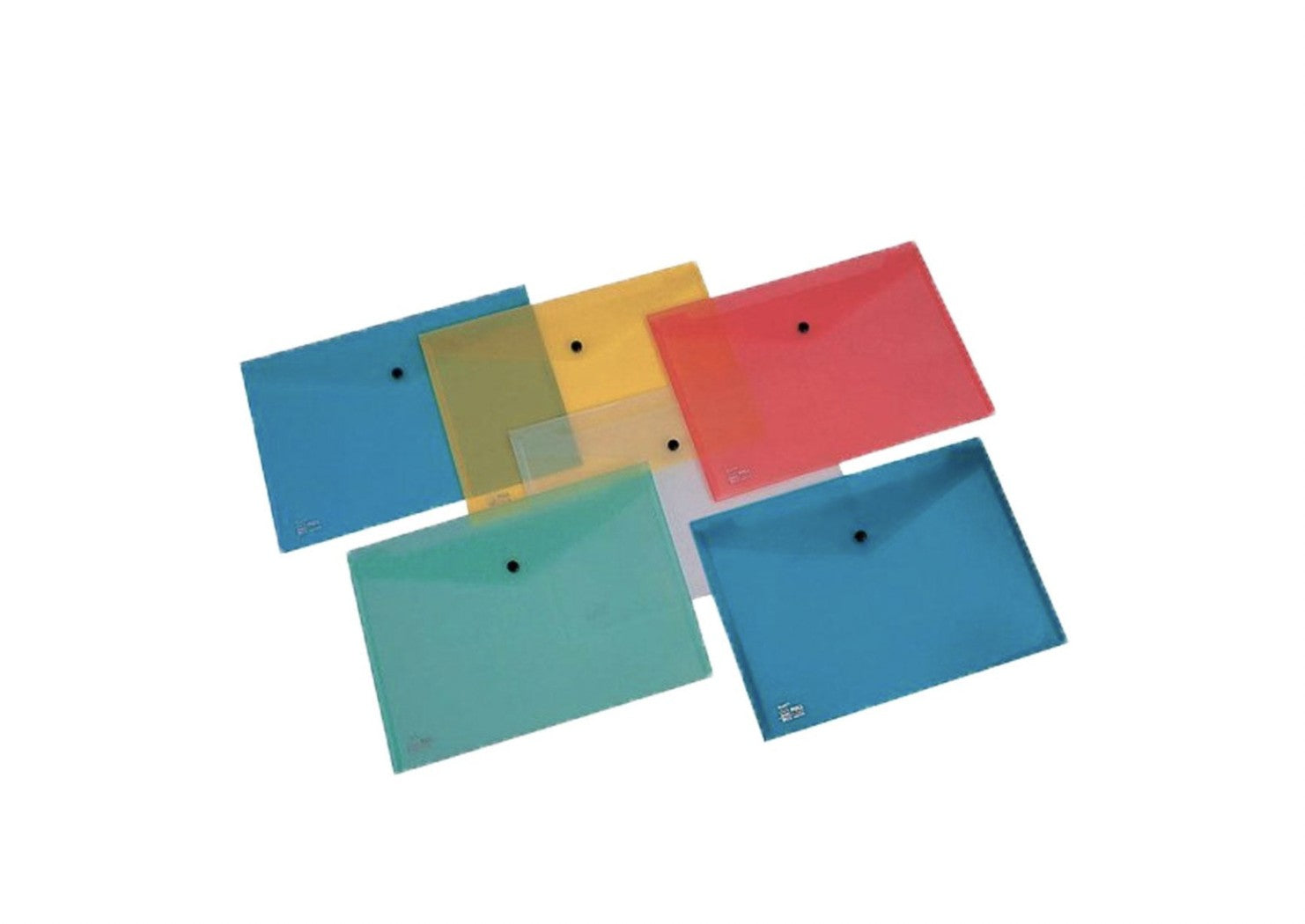 Busta Memotak A4 Con Bottone 24x33 Colori Assortiti