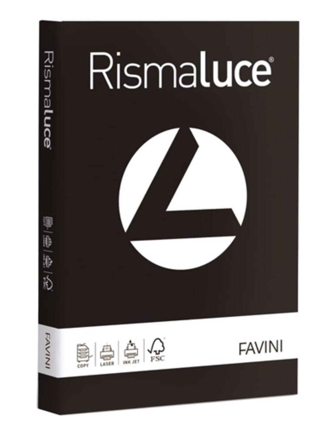 Risma Di Carta Colorata Rismaluce Nera Favini A4 90g 300 Fogli