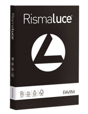 Risma Di Carta Colorata Rismaluce Nera Favini A4 90g 300 Fogli